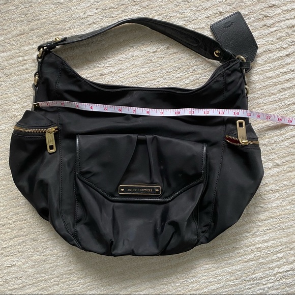 Juicy Couture black nylon hobo purse - Picture 13 of 16
